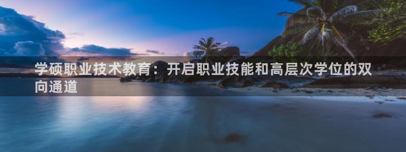 j9九游会登陆入口|学硕职业技术教育：开启职业技能和高层次学位的双
向通道
